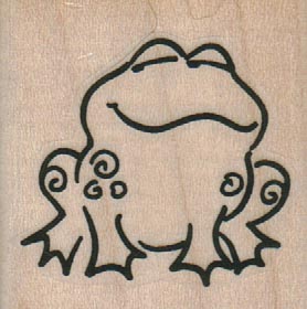 Smiling Frog Front 1 1/2 x 1 1/2-0