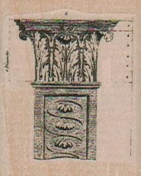 Decorative Pedestal 1 1/2 x 1 3/4-0