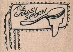 The Greasy Spoon 2 1/2 x 1 3/4-0