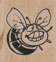 Bee With BaBaBooey Teeth 1 1/2 x 1 1/2-0