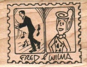 Fred And Wilma 1 3/4 x 2-0