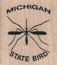 Michigan State Bird 1 1/2 x 1 1/4-0