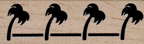 Four Palm Tree Border 1 1/4 x 3 1/2-0