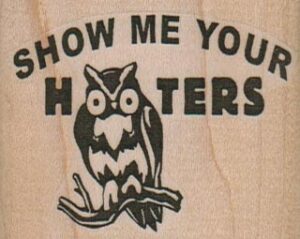 Show Me Your Hooters 2 1/4 x 1 3/4-0