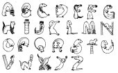 Ferret Alphabet Unmounted-0