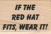 If The Red Hat Fits 1 x 1 1/4-0