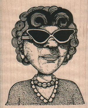 Lady In Sunglasses 2 1/2 x 3-0