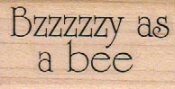 Bzzzzzy As A Bee 1 1/4 x 2-0