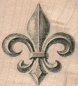 Fleur De Lis 2 x 2-0
