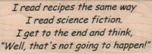 I Read Recipes The Same 1 1/4 x 2 3/4-0