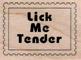 Lick Me Tender Postoid 1 1/2 x 1 3/4-0
