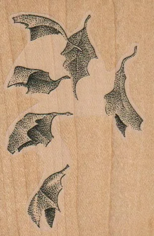 Falling Leaves 2 1/4 x 3 1/4-0