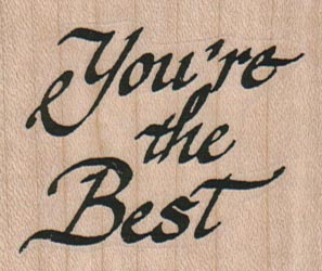 You're The Best (Script) 2 1/4 x 1 3/4-0