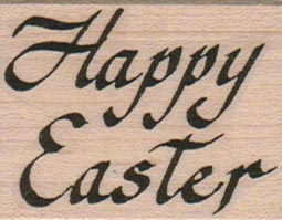 Happy Easter Script 1 1/2 x 1 3/4-0