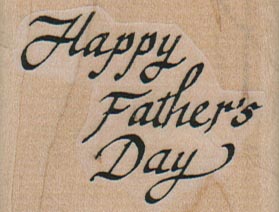 Happy Father's Day Script 2 x 1 1/2-0