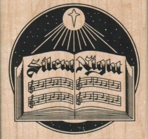 Silent Night Song Book 3 3/4 x 3 1/2-0