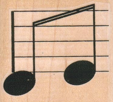 Large Musical Note 2 x 1 3/4-0