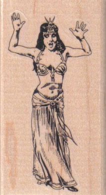 Belly Dancer/Small 1 1/2 x 3-0