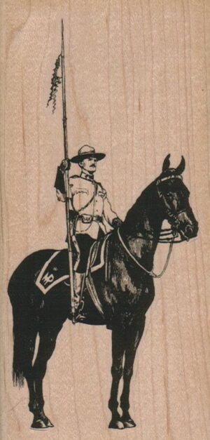 Mountie At Attention 2 1/2 x 5 1/2-0