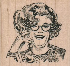 Glasses Lady 2 3/4 x 2 1/2-0