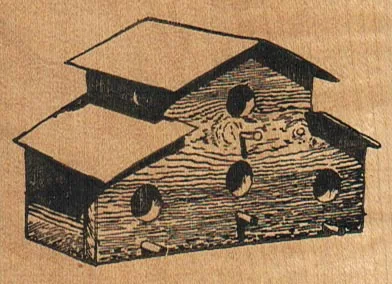 Birdhouse Four Hole 2 3/4 x 2-0