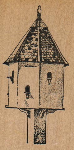 Birdhouse/Peaked Roof 1 3/4 x 3 1/4-0