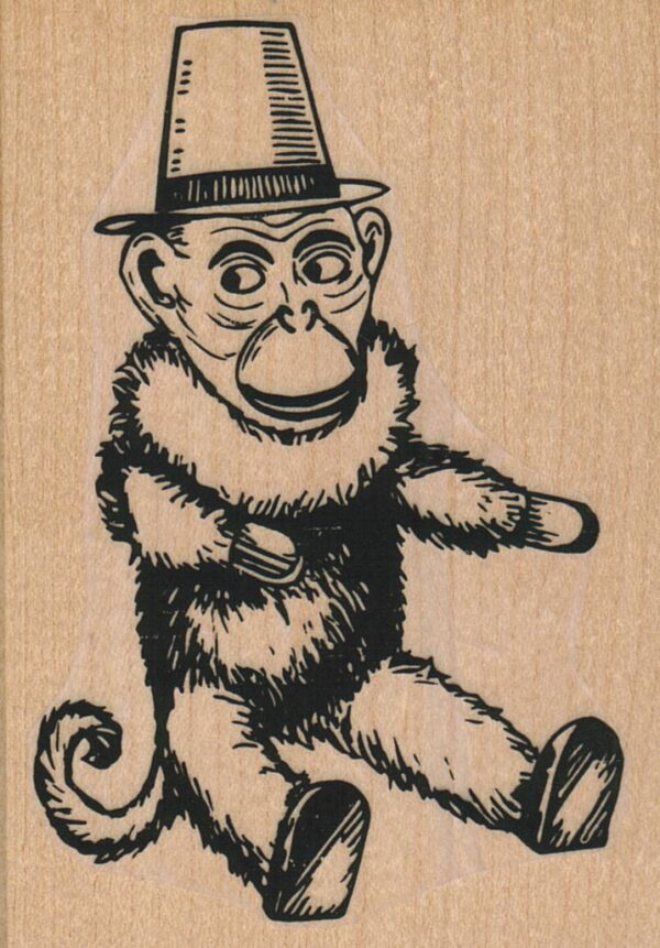 Monkey In Hat 2 1/2 x 3 1/2-0