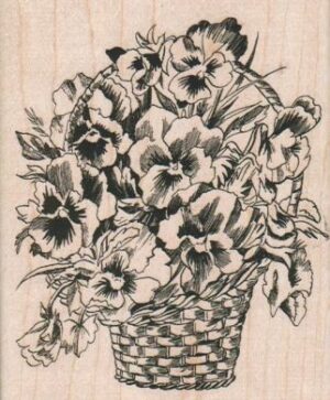 Pansy Basket/Large 3 1/2 x 4 1/4-0