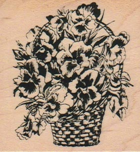 Pansy Basket/Small 2 1/4 x 2-0