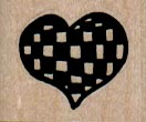 Heart Checkered 1 x 3/4-0