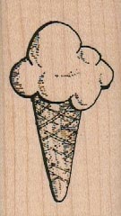 Ice Cream Cone 1 1/2 x 2 1/4-0