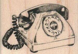 Dial Telephone 1 1/2 x 2 1/4-0