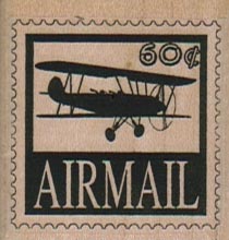 Air Mail 60 Postoid 1 1/2 x 1 1/2-0