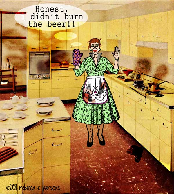 Housewife With Oven Mitt 2 x 3 1/2-32077