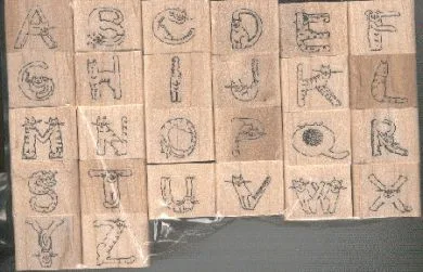 Cat Alphabet Unmounted-0