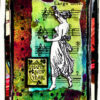 Lady With Drink 1 1/4 x 2 3/4-38033