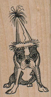 PartyHat Boston Terrier 1 1/2 x 2 3/4-0