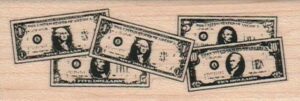 Paper Money 1 1/4 x 3 1/4-0