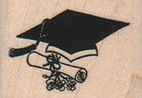 Diploma & MortarBoard 1 1/2 x 1-0