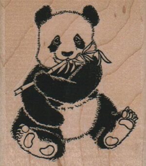 Panda Eating Bamboo/Lg 2 1/2 x 2 3/4-0