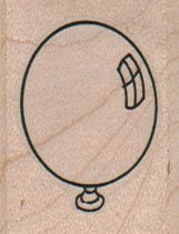 Outline Balloon 1 1/4 x 1 1/2-0