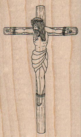 Jesus On Cross 2 x 3 1/4-0