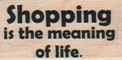 Shopping Is The Meaning 3/4 x 1 1/4-0