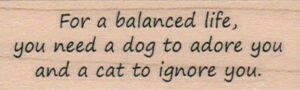 For A Balanced Life 1 x 2 3/4-0