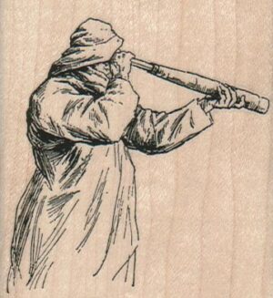 Man With Telescope 2 1/2 x 2 3/4-0