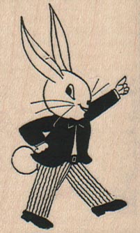 Rabbit In Suit 1 1/2 x 2 1/4-0