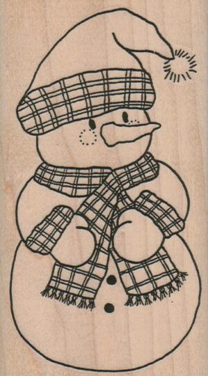 Snowman In Clothes 2 3/4 x 4 3/4-0