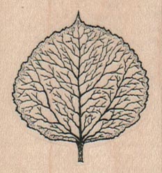 Single Veined Leaf 1 3/4 x 1 3/4-0