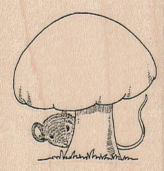 Toadstool Mouse 1 3/4 x 1 3/4-0