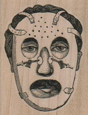 Man In Corrective Face Mask 2 x 2 1.2-0